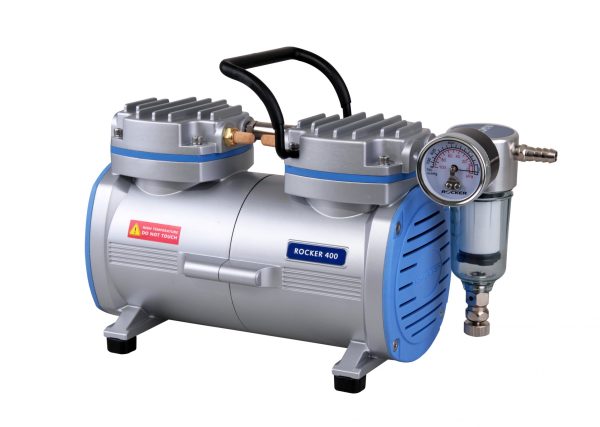 BOMBA DE VACÍO MOD 400POR DIAFRAGMA CON MANOMETRO 100% LIBRE DE ACEITE  167400 - 11